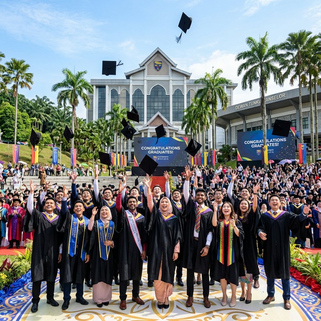 University graduation ceremony in Malaysia